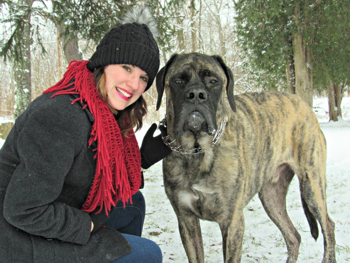 <p>With my big best friend, Henry</p>
