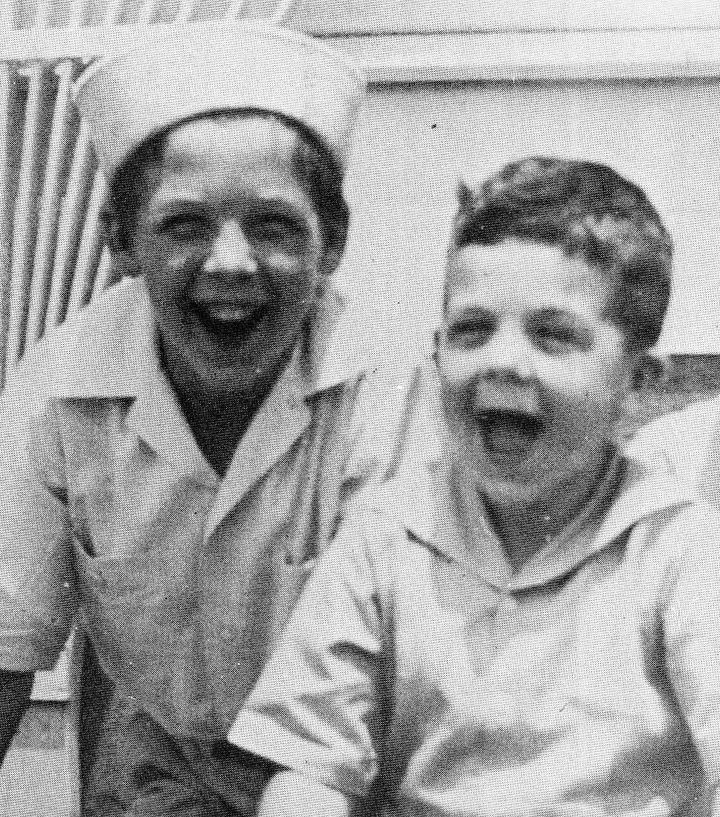 Robert and Lee Harvey Oswald in Dallas, 1944