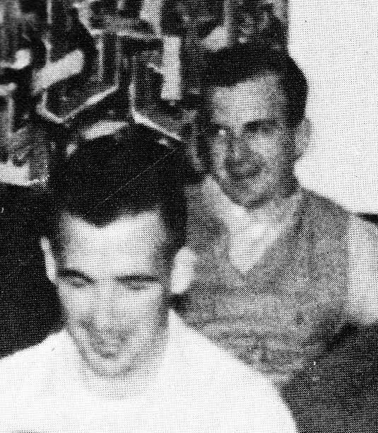 final photo of Robert and Lee Harvey Oswald, taken on Nov. 22nd, 1962, one year before the JFK assassination