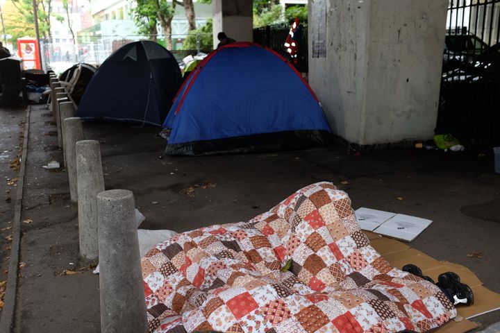 More than 300,000 people are currently homeless in the UK, according to charities 