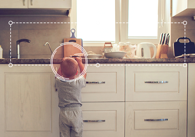 Angee User Interface for Household 'Activity Zone'! (Image Courtesy: <a rel="nofollow" href="https://www.indiegogo.co