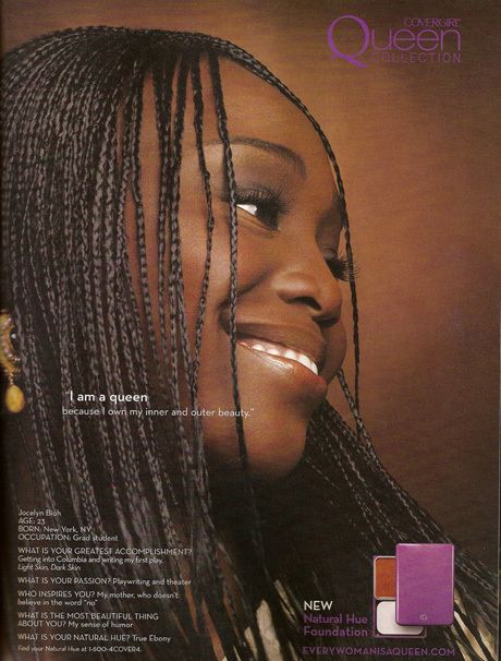 Jocelyn Bioh was among the first group of spokemodels to launch Queen Latifah’s COVERGIRL Queen Collection Campaign