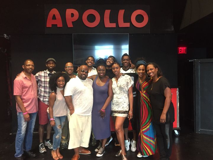 Playwright Jocelyn Bioh and Grammy Award winner CeeLo Green at the Apollo Theater for the Stage Reading of their forthcoming musical, “The Ladykiller’s Love Story” 