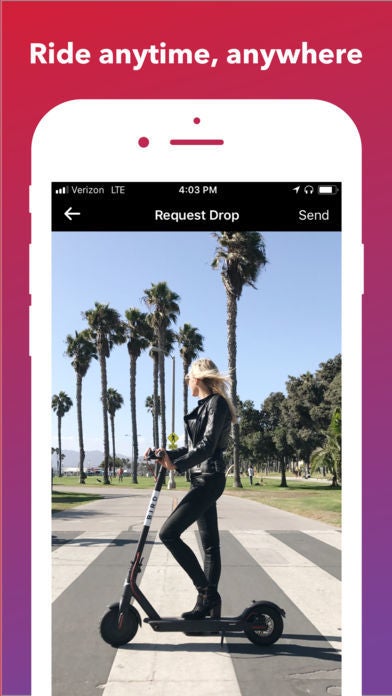 Bird Scooter in Santa Monica