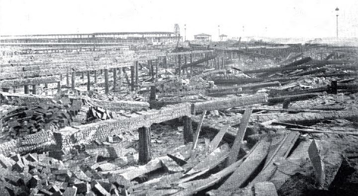 <p>World’s Columbian Exposition site post-fire, Jackson Park, Chicago, IL, January 1894.</p>