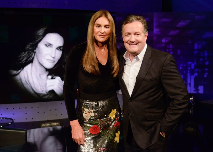 Caitlyn Jenner and Piers Morgan