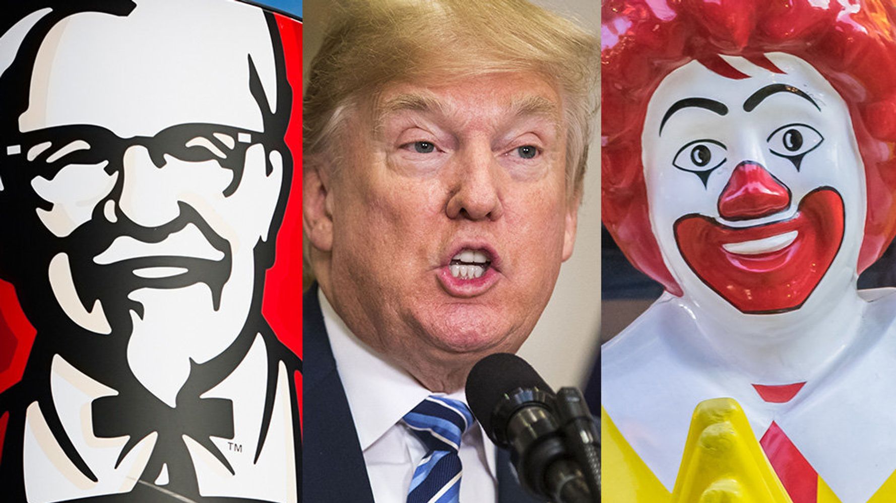 KFC Trolls Trump With Spoof Ronald McDonald Threat | HuffPost Life