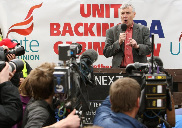 Former Unite joint-general secretary Tony Woodley.