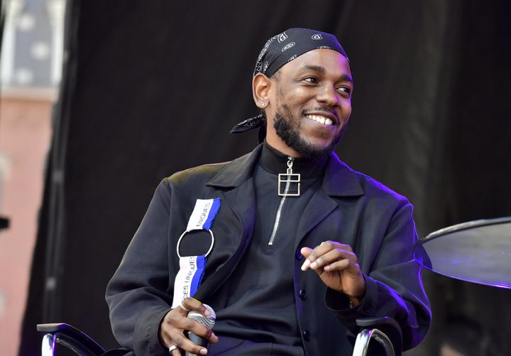 Kendrick Lamar, seen here in October 2017, is producing and curating the soundtrack for Marvel's upcoming "Black Panther."