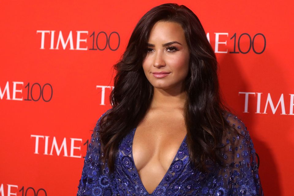 Demi Lovato risks NIP SLIP as she squeezes best assets into