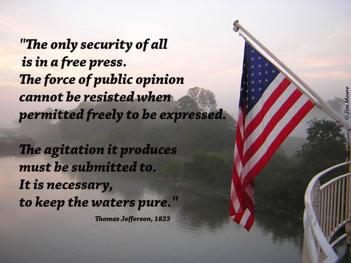 <p>We must be able to speak freely, or nothing else will matter.</p>