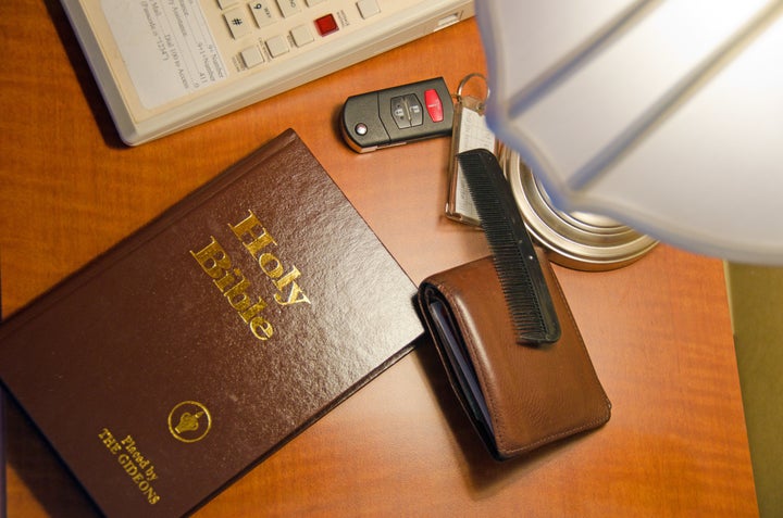 The Gideons International is best known for distributing Bibles in hotel rooms.