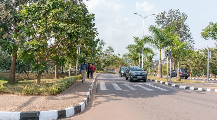 <p>Downtown Kigali, Rwanda</p>