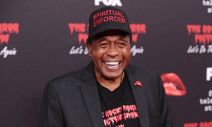 The 71-year-old Broadway star is often seen wearing hats that read "spiritual enforcer." 