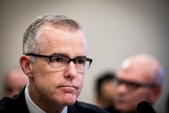 Andrew McCabe did not have a role in the Hillary Clinton email investigation while his wife was running for office, FBI documents on the timeline show.