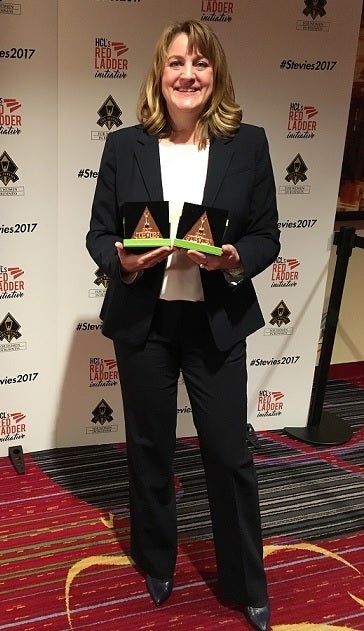 Dr. Corinne Jenni at the Stevie Awards Gala