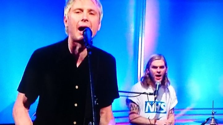 Glaswegian indie band Franz Ferdinand appear on the Andrew Marr Show and appeared to have a message for the PM 