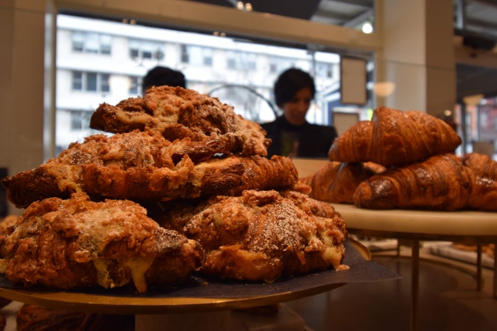 <p>Apple Crumble Croissants and tough choices at Mah Ze Dahr bakery, NYC</p>