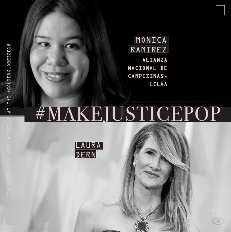 Monica Ramírez and Laura Dern
