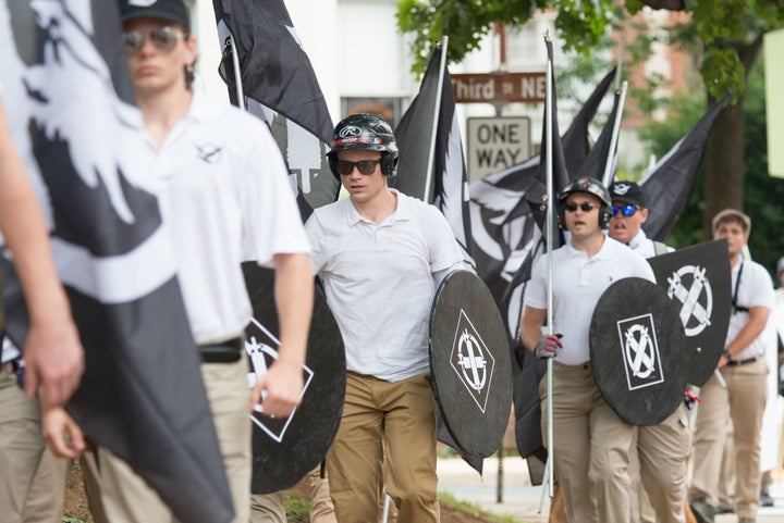  Neo-Nazis, white supremacists and others in the alt-right gathered in Charlottesville in August.