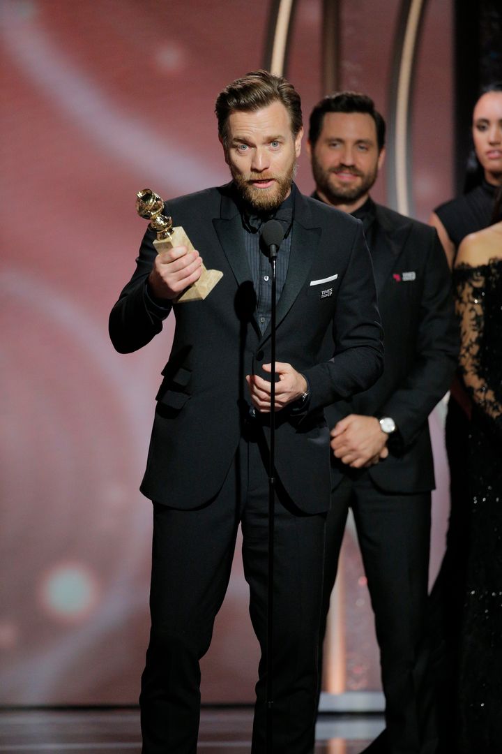 <strong>Ewan McGregor won the Best Actor in a Miniseries or Television Film award</strong>