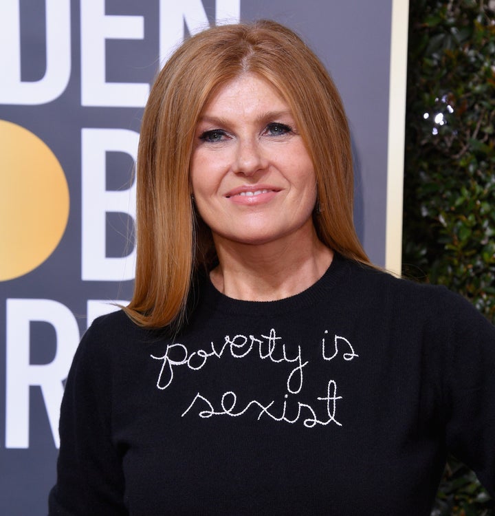 Connie Britton attends the 75th annual Golden Globe Awards on Sunday in Beverly Hills, California. Like many celebrities