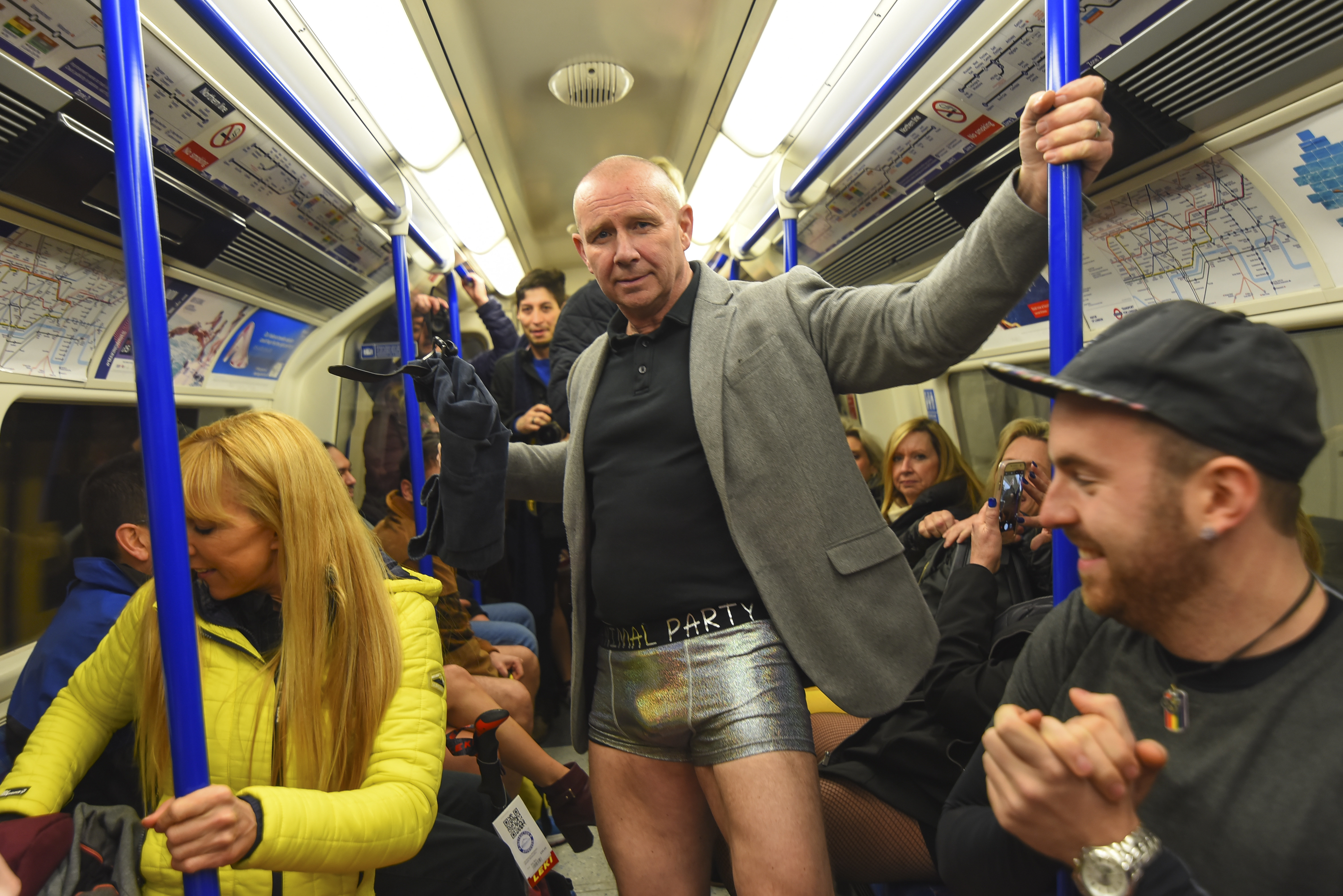 No Trousers Tube Ride: London Passengers Ditch Pants For Bizarre Tradition  - News18