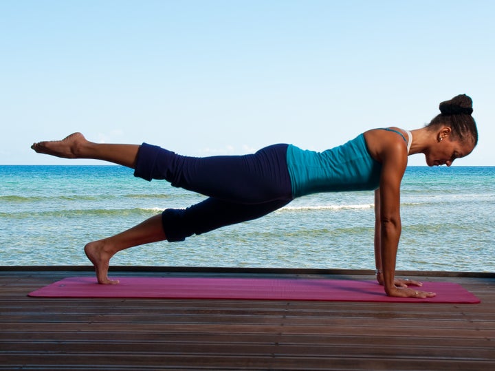 Kim Elizabeth, yoga and Pilates instructor at Half Moon in Jamaica.