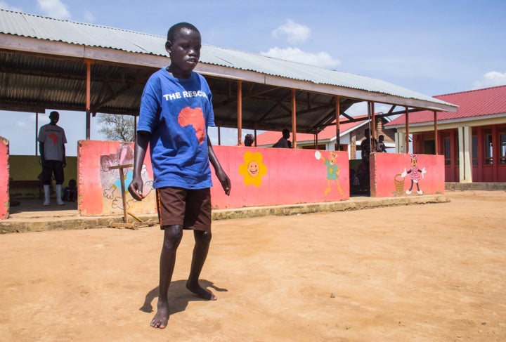 Treatment at a health center in Uganda focused on nodding syndrome helped Nil Kidega, 18, walk again.