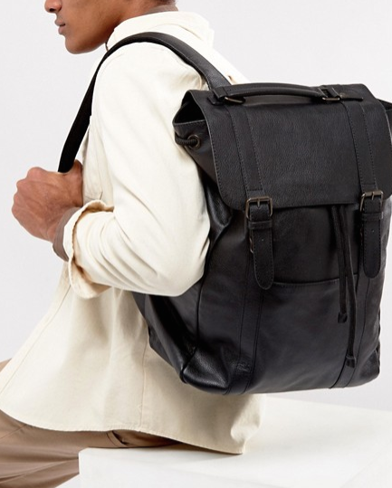 Men's Business Leather Packback Bags D7026 – LEATHERETRO