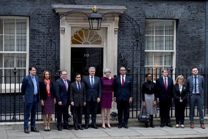 The new look Tory chairman, deputy chairman and vice chairmen.