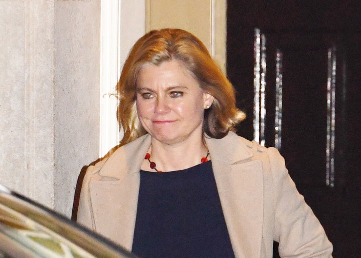 Justine Greening leaves No.10.