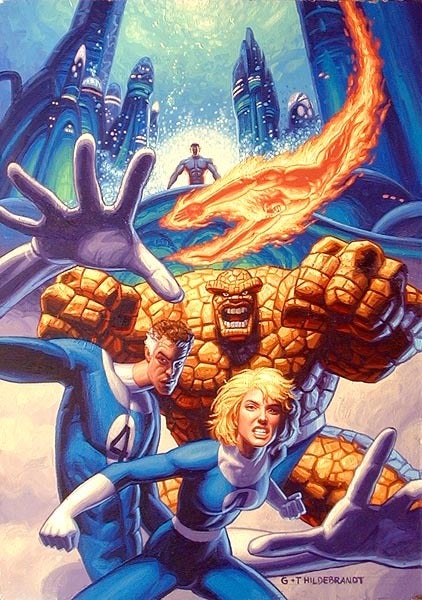 <p>The Brothers Hildebrandt - Copyright Marvel</p>