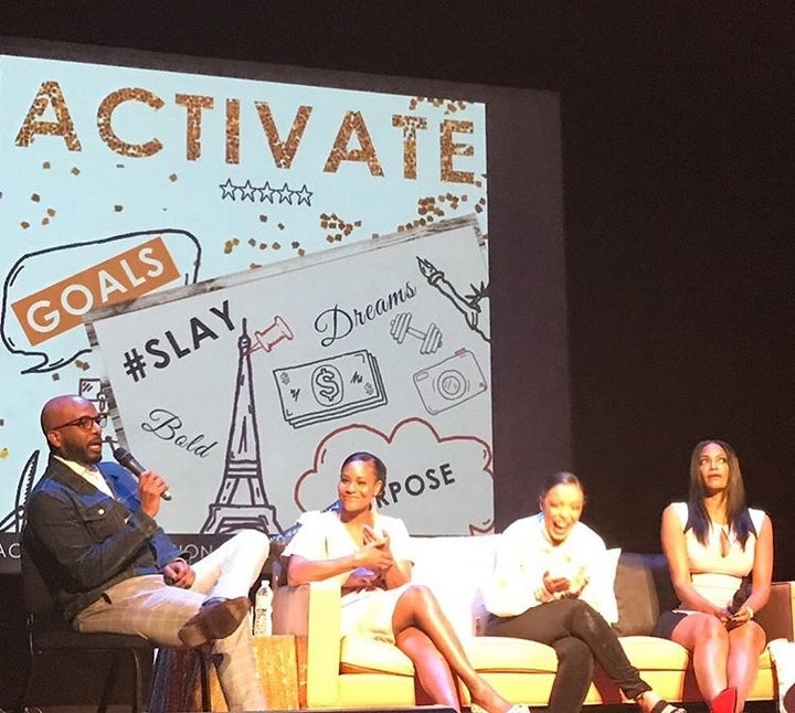 <p>Madison speaking on the panel at Lucinda Cross-Otiti’s Activate Worldwide Conference</p>
