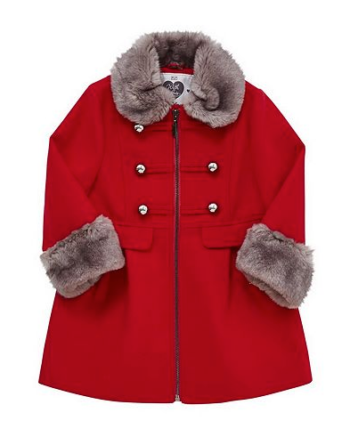 Girls red sale coat tesco