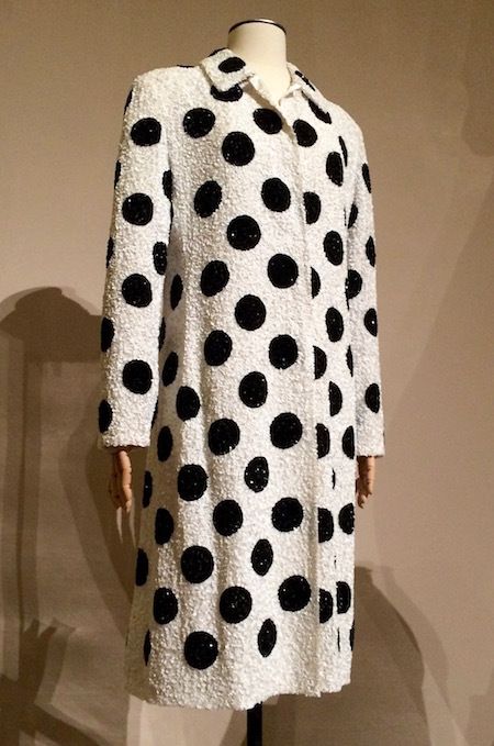 Polka dots give this Valentino sequins evening coat from circa 1988 a whimsical touch, a playfulness almost that makes it simply perfect 