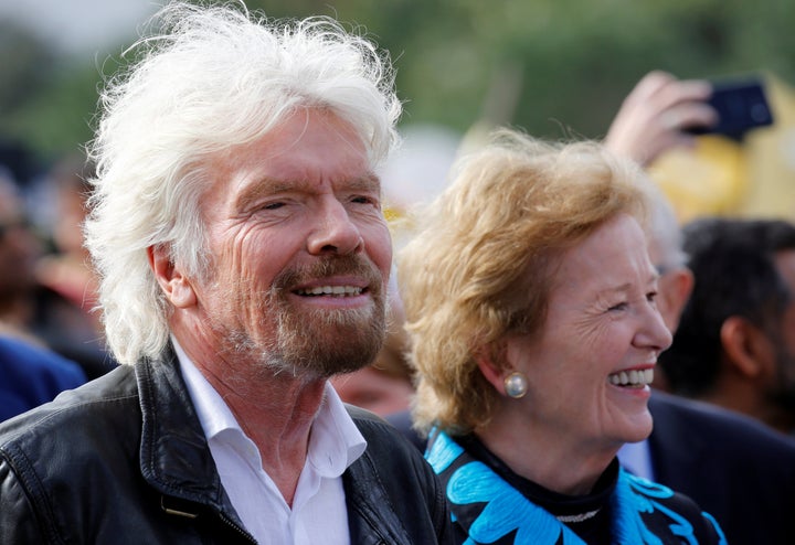 Richard Branson, the owner of Virgin Trains.