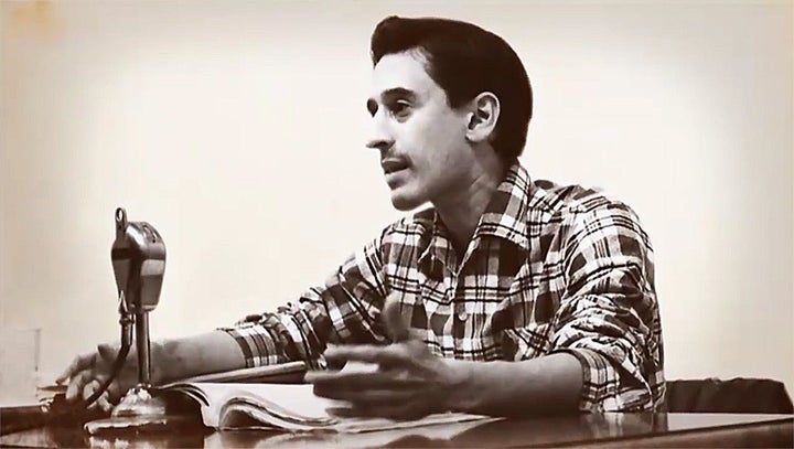 Roque Dalton in 1969 at the Casa de las Americas. Dalton’s Poema de Amor is popular among the Salvadoran community abroad, especially in the United States.