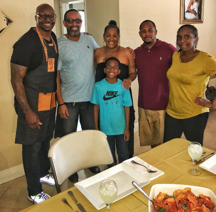 <p><em>Chef Richard Ingraham takes a break for sharing his best kitchen safety tips to cook for the winning family of Common Threads’ 2017 Cooking for Life social media giveaway. Photo: @chefrli</em></p>