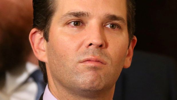 After Dad Fails To Sing Anthem, Trump Jr. Tweets That's 'How It's Done'