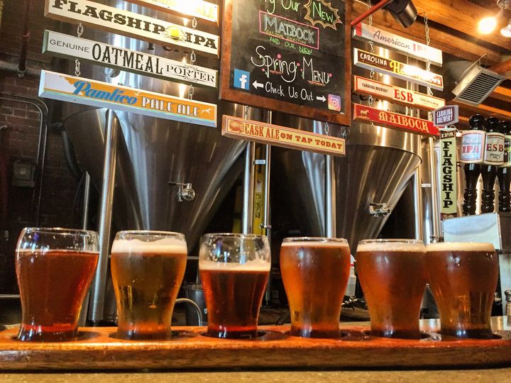 North Carolina’s booming craft beer scene is evident in Chapel Hill, which has eight craft breweries.