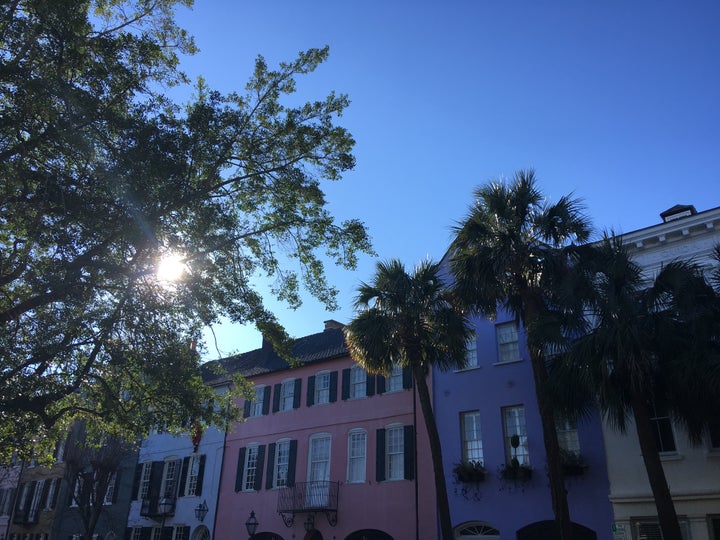 Rainbow Row in Charleston, SC