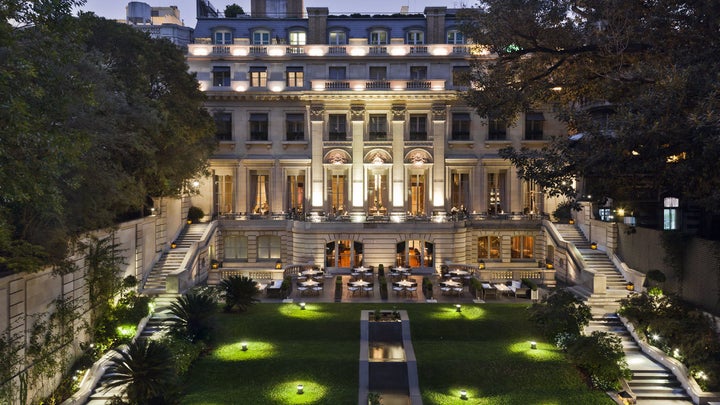 The gardens at Palacio Duhau - Park Hyatt, Buenos Aires.