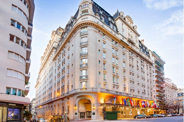 The imposing Alvear Palace, Buenos Aires. 