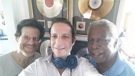 <p><strong>With Brent and Mickey</strong></p>