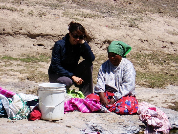 <p>The author of this blog in Chihuahua, Mexico in an indigenous Raramuri community.</p>