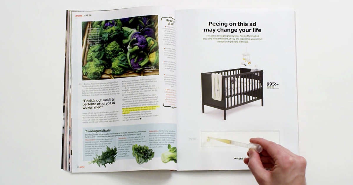 Ikea Creates an Advert for Women to Wee on