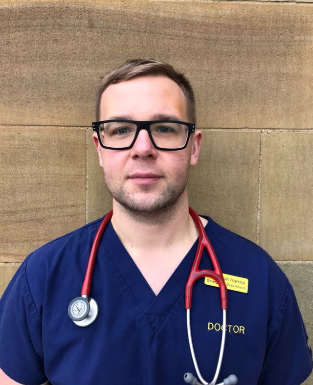Dr Adrian Harrop is an A&E doctor in North Yorkshire