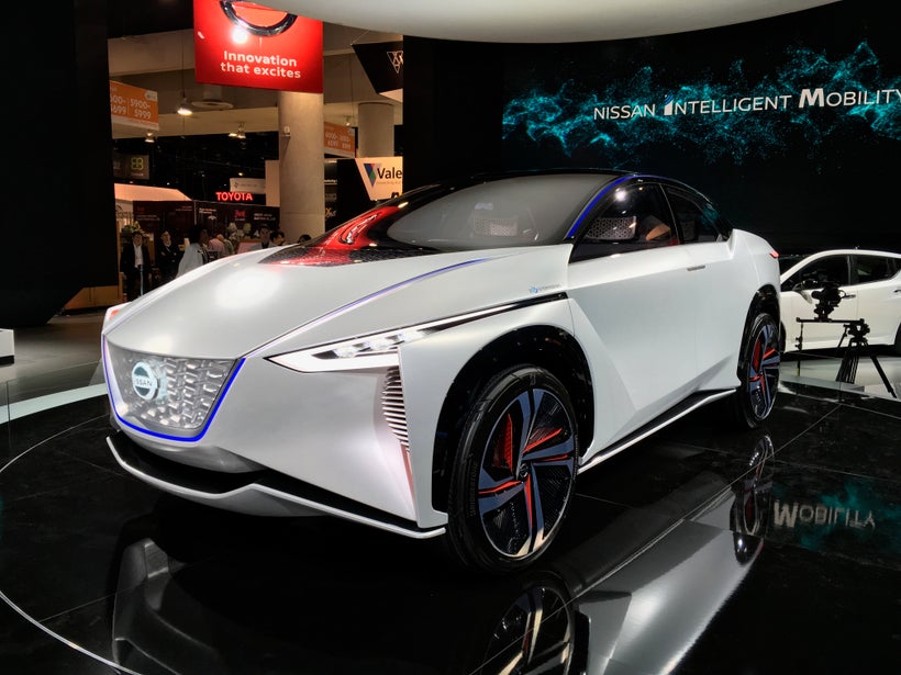 Eventually, technology like “Brain to Vehicle” would show up in Nissan vehicles similar to this IMx concept shown in Las Vega