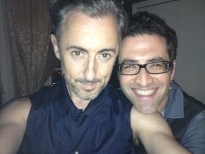 Alan Cumming with Ben Rimalower